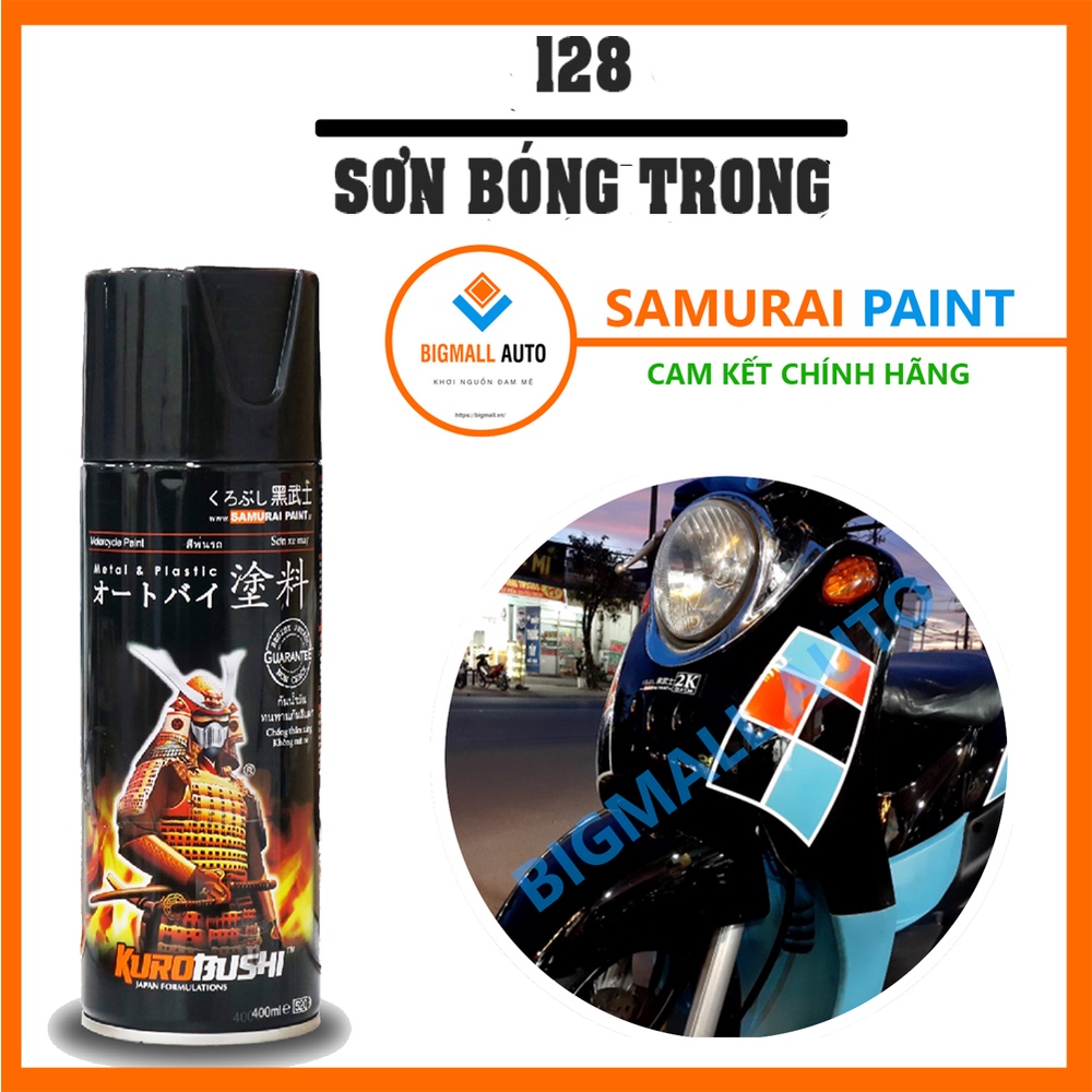 Sơn Samura - Sơn phủ bóng 128 và 128A