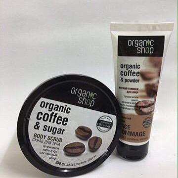 Tẩy Tế Bào Chết Body Organic Shop Organic Coffee & Sugar Body Scrub 250ml