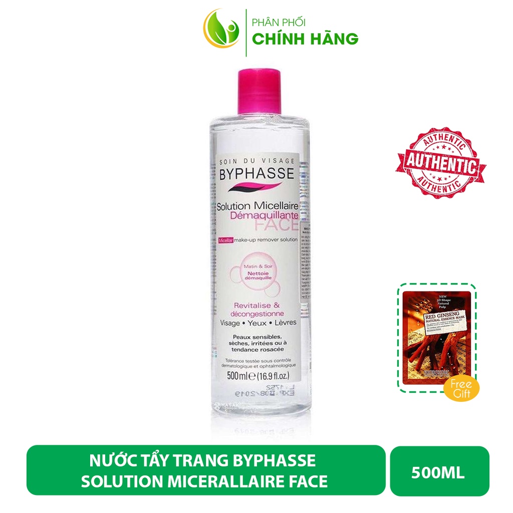 Nước Tẩy Trang BYPHASSE Solution Micellaire Face 500ml