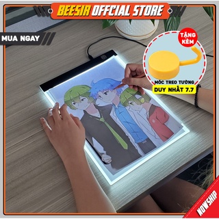 [Kèm Quà Tặng] Bảng Vẽ Đèn LED Hắt Sáng 3 Cấp Độ Khổ A3, A4, A5 Cao Cấp