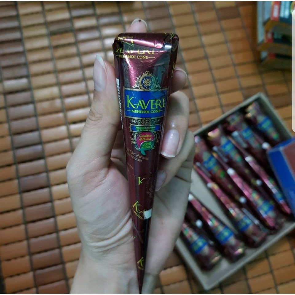 Mực xăm henna màu nâu