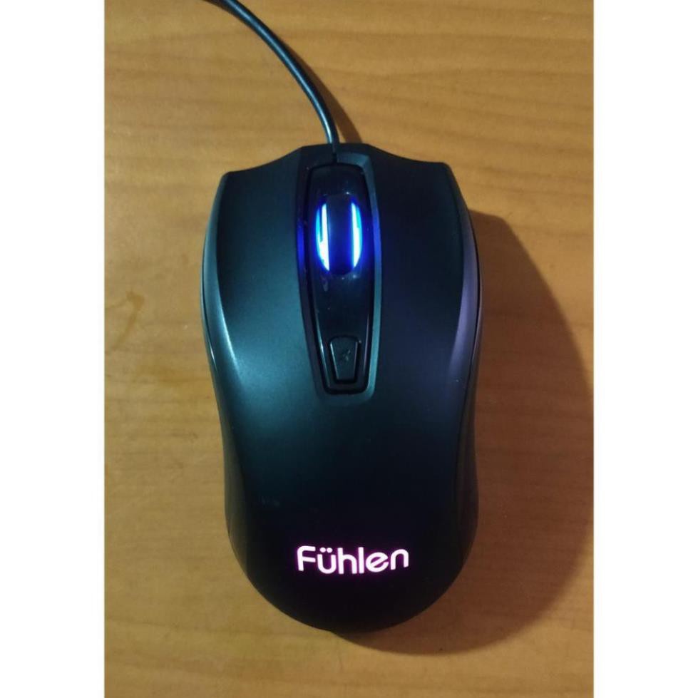 Chuột máy tính có dây, chuột gaming giá rẻ Fuhlen X102S (USB/đen) DPI 800/1200/1600/2400