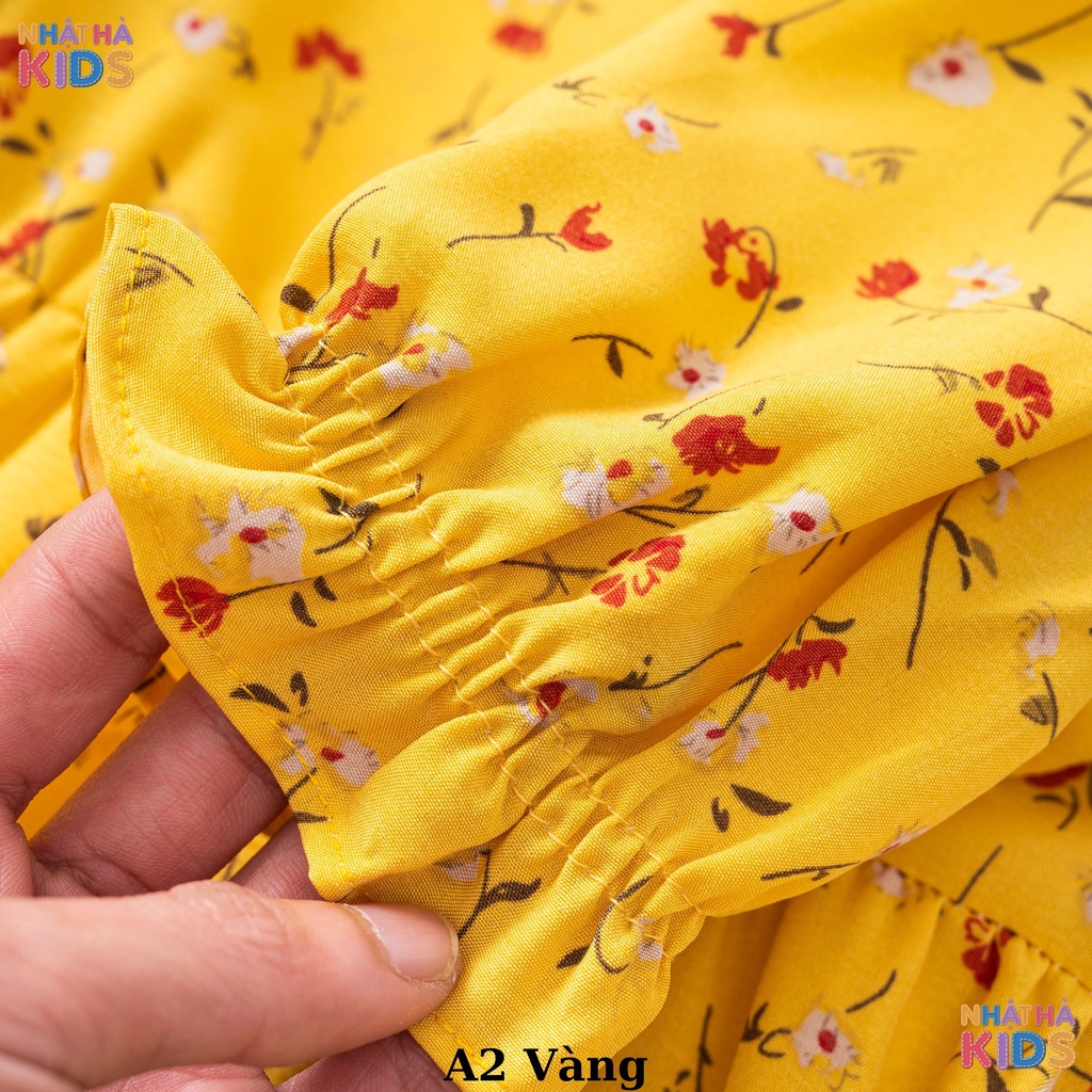 Váy hoa nhí bé gái A2 size đại 12-43kg dáng xòe công chúa siêu xinh cho bé yêu