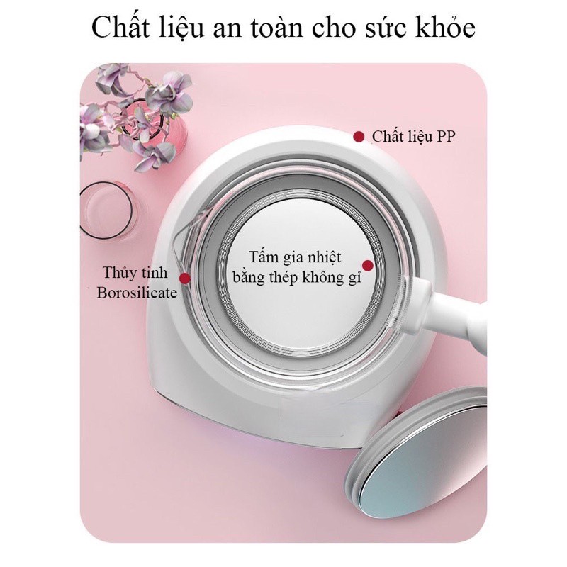 Máy đun nước pha sữa pha trà pha cafe, đun nước sôi giữ nhiệt Misuta chính hãng