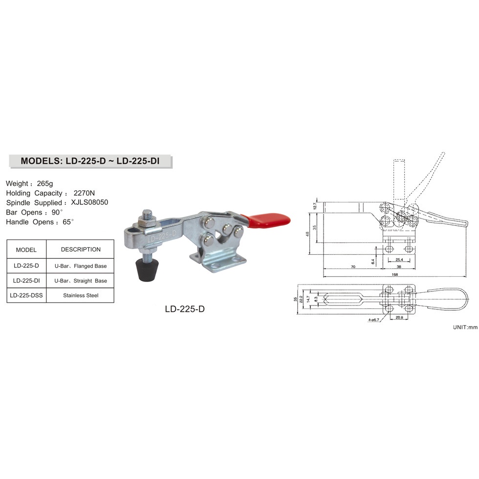Kẹp Tháo Lắp Nhanh 225D - 431 - 40323 - 304C
