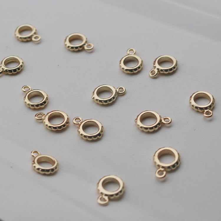 Phụ Kiện Nhẫn Đồng 14k 7mm Dùng Làm Trang Sức diy