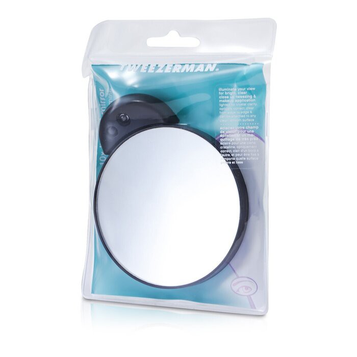 Tweezerman - Gương trang điểm phóng to 10x Tweezerman Tweezermate 10X Lighted Mirror