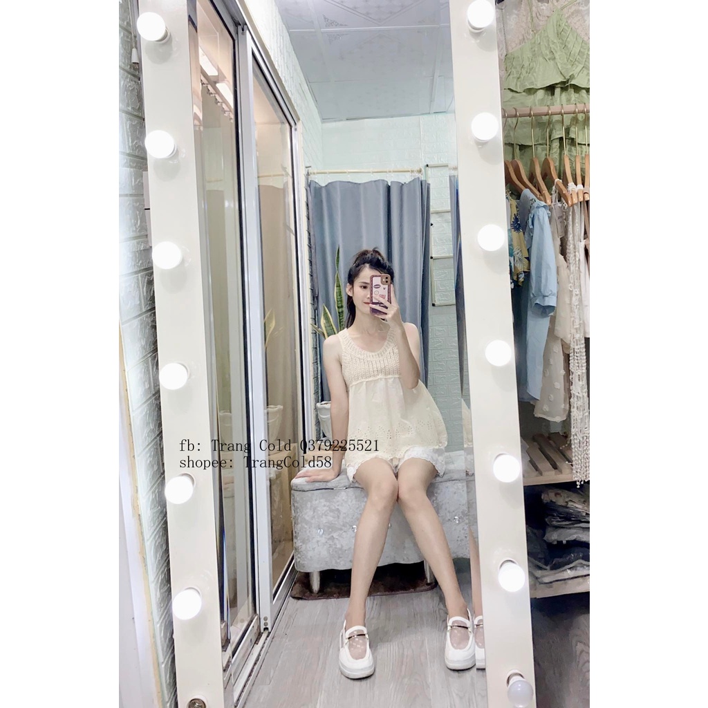 Áo ren yếm đi chơi, đi biển (Ảnh thật shop tự chụp)