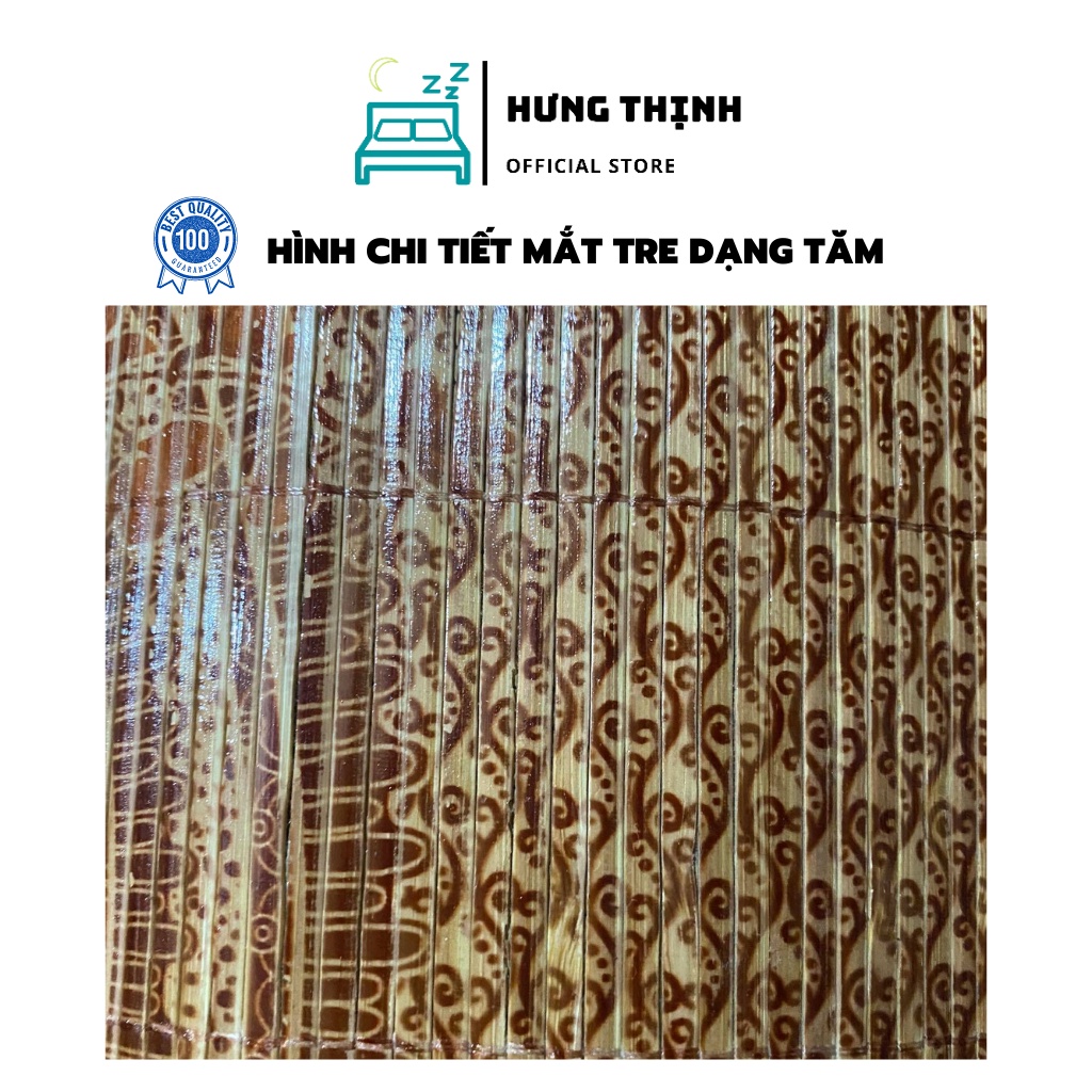 Chiếu trúc tăm tre cao bằng 2 mặt gấp gọn nằm mát cao cấp giá rẻ đầy đủ kích thước 1m 1m2 1m4 1m6 1m8 x 2m