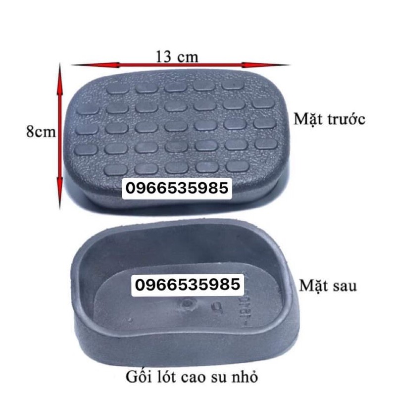 GỐI CAO SU NGUYÊN MIẾNG KÊ BỒN ĐẦU VUÔNG NHỎ