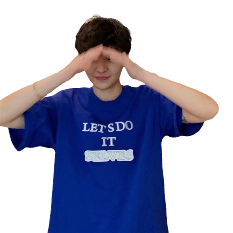 Áo Thun Tay Ngắn Cổ Tròn In Chữ Thoải Mái Thời Trang Cho Nam