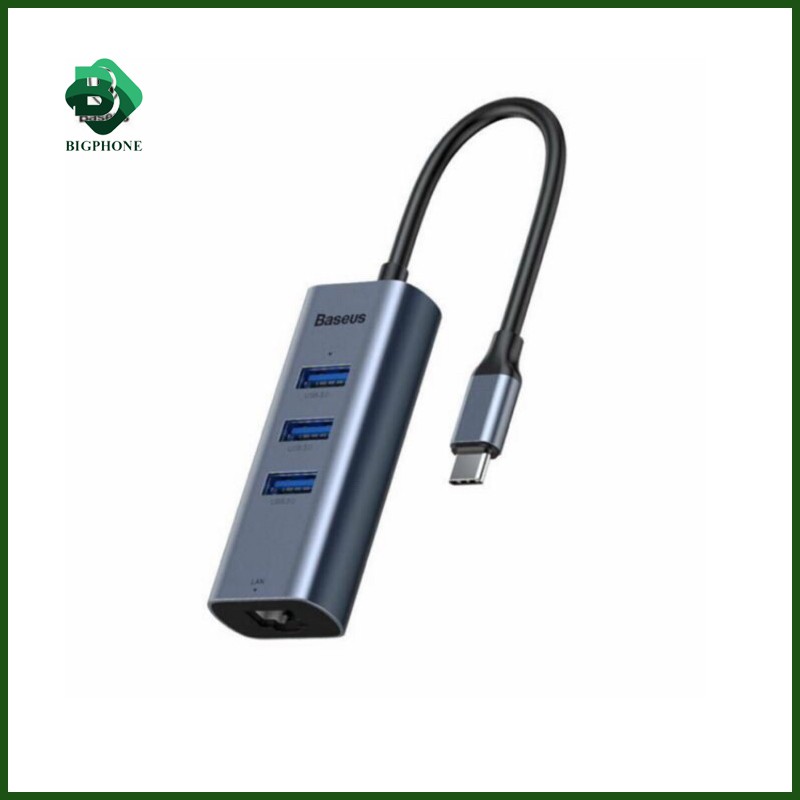 Cáp chuyển Baseus Enjoy Series Type C to USB 3.0 + Gigabit Network interface RJ45