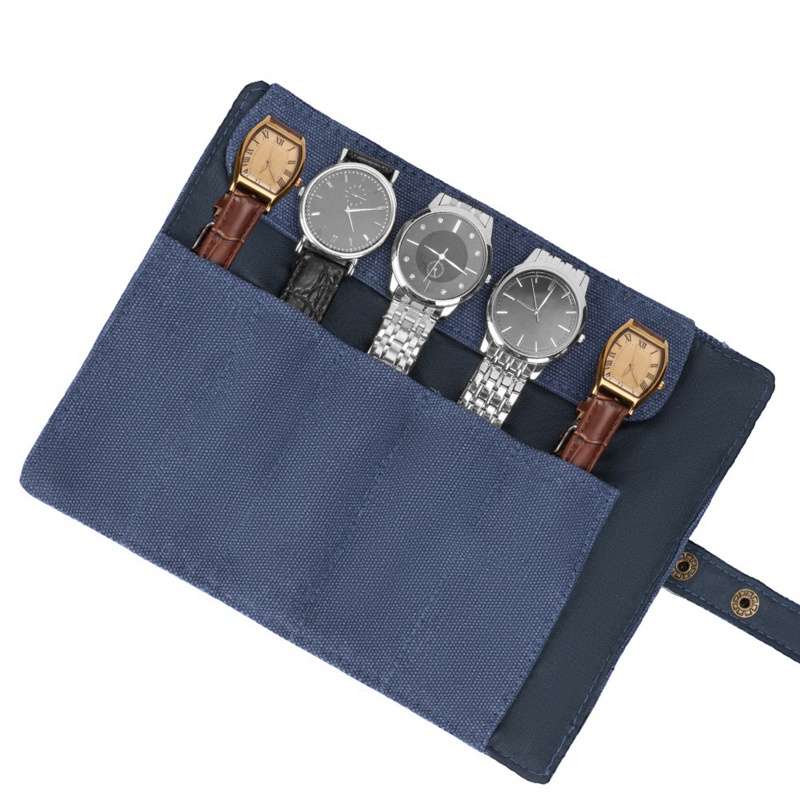 Túi đựng đồng hồ đeo tay 5 ngăn có khóa cố định
 #6