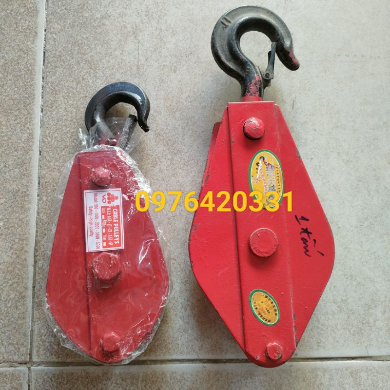 Móc Treo Dòng Dọc 500kg-1000kg, Dòng Dọc Máy Tời, Kéo Tay Kéo Cáp Kéo Dây