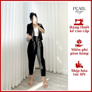 Set áo vest nữ áo kèm quần âu Pearl Design