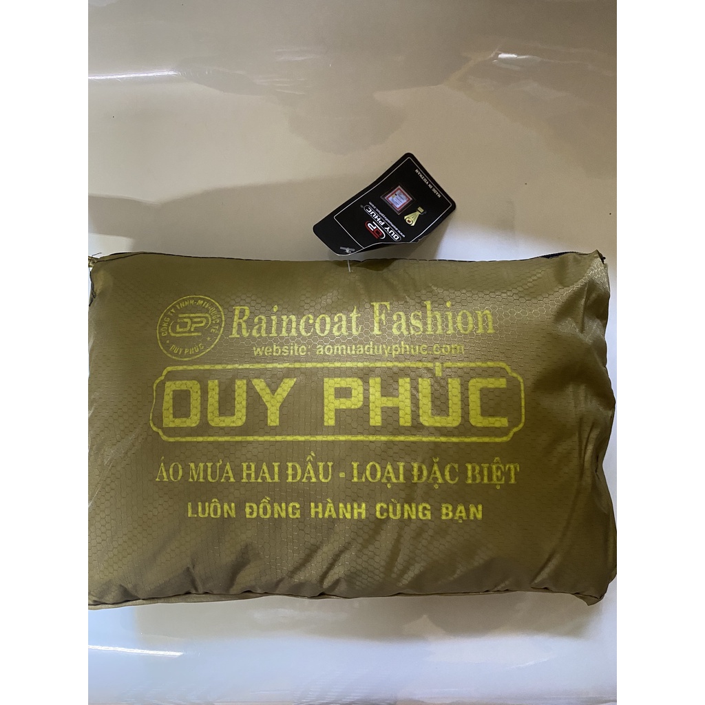 Áo mưa 2 đầu Duy Phúc chống thấm - vải dù siêu nhẹ