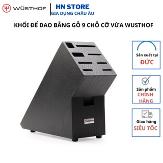Khối để dao bằng gỗ wusthof 9 chỗ cỡ vừa - 7237 hàng đức chính hãng