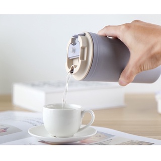 Ly lúa mạch có nắp cắm ống hút 420ml cao cấp