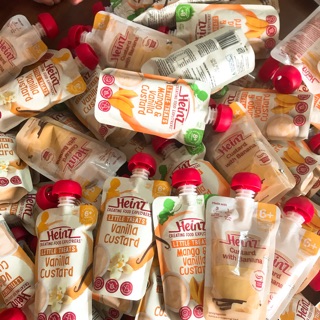 Váng heinz custard vị hoa quả úc date 6/2021