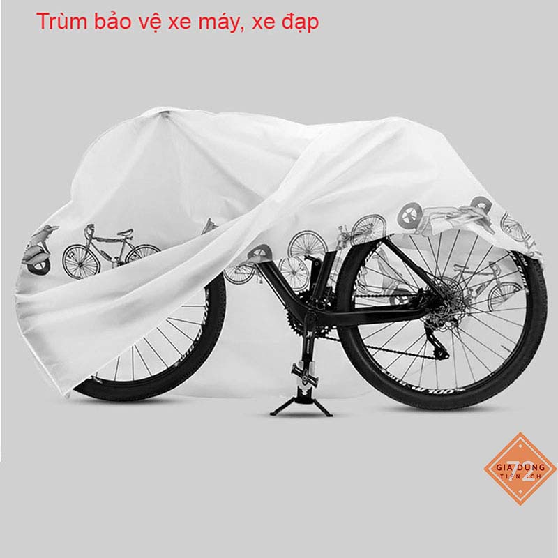Bao Phủ/Trùm Xe Máy Chống Mưa/Nắng Cực Tiện Lợi