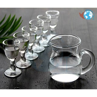 Bộ bình chiết rót và 6 ly uống rượu cao cấp