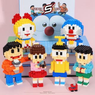Đồ Chơi Mô Hình Lắp Ráp 3D Mini các nhân vật hoạt hình Doraemon, Nobita