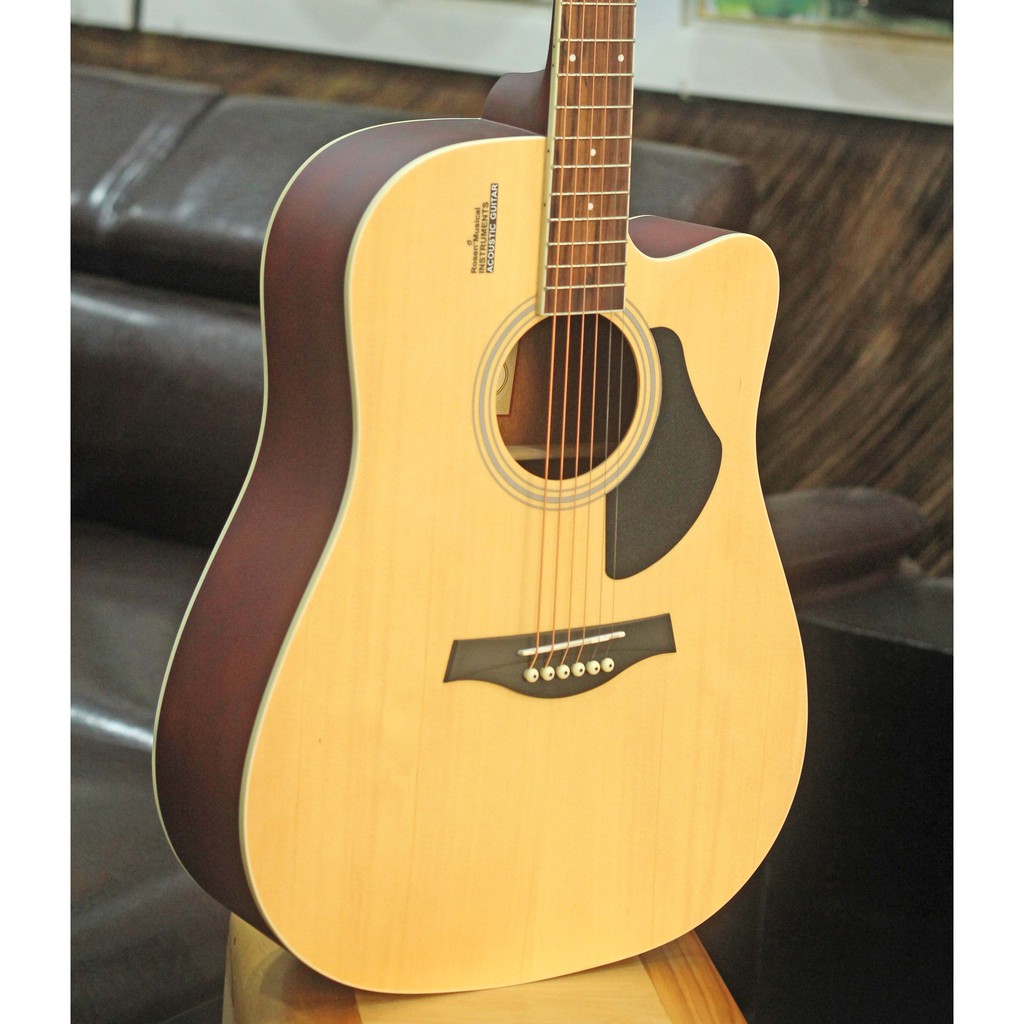 Đàn Guitar Acoustic Rosen G11 Vàng Gỗ +Tặng kèm khóa học của Guitarist Hiển râu và đầy đủ phụ kiện