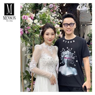 ⭐️SIÊU PHẨM⭐️Áo Phông Unisex Cổ Tròn In Hình Đầu Rắn Medusa - Áo Thun Nam mùa hè chất mát hàng hiệu cao cấp MENSON M6062