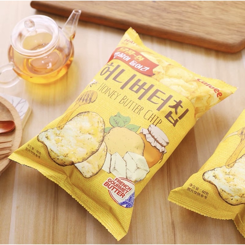 SNACK KHOAI TÂY HONEY BUTTER CHIPS HÀN QUỐC