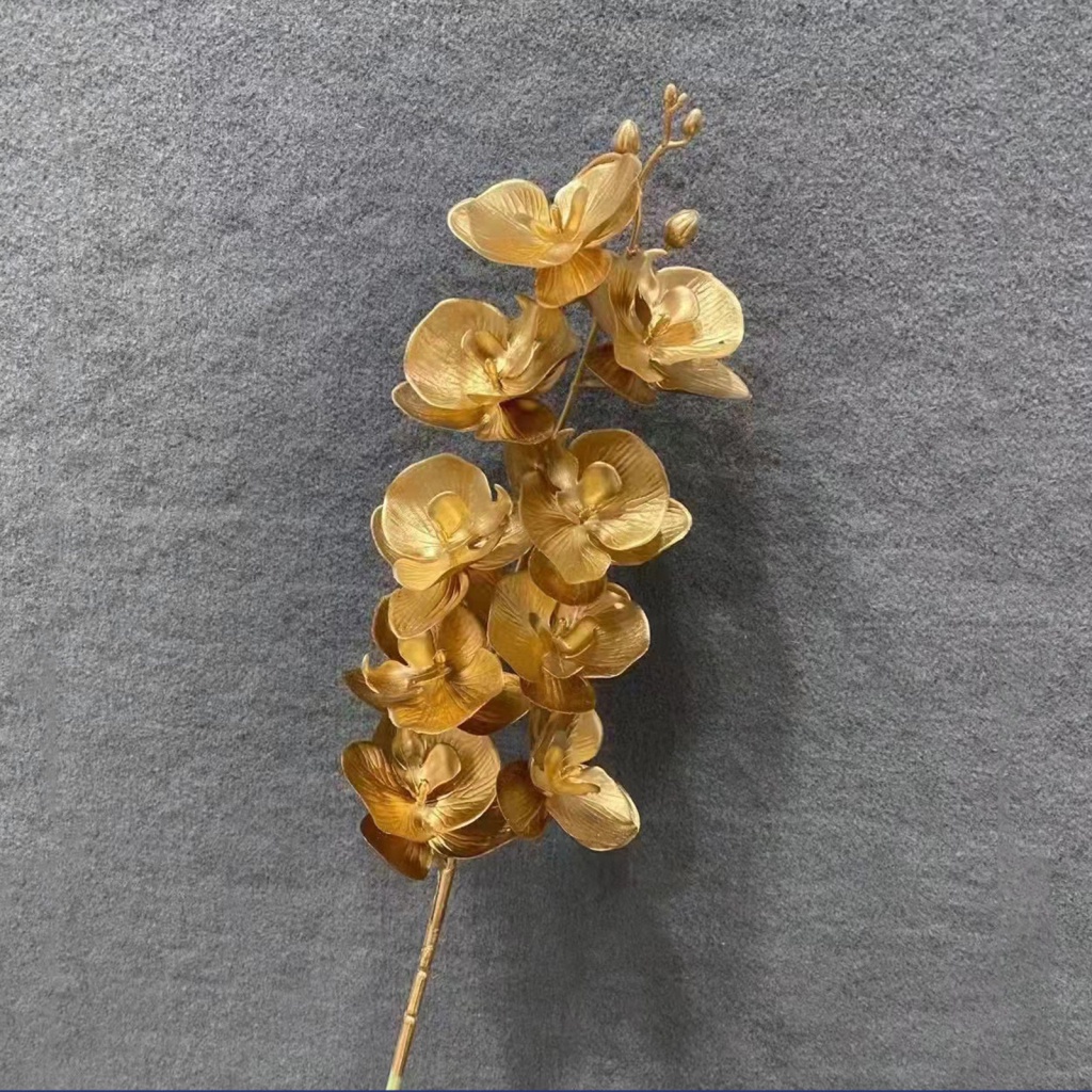 Cây Cảnh Nhân Tạo Bằng Nhựa Màu Vàng Kim 90cm / 35.4in Trang Trí Bàn Ăn / Tiệc Cưới / Lễ Hội
