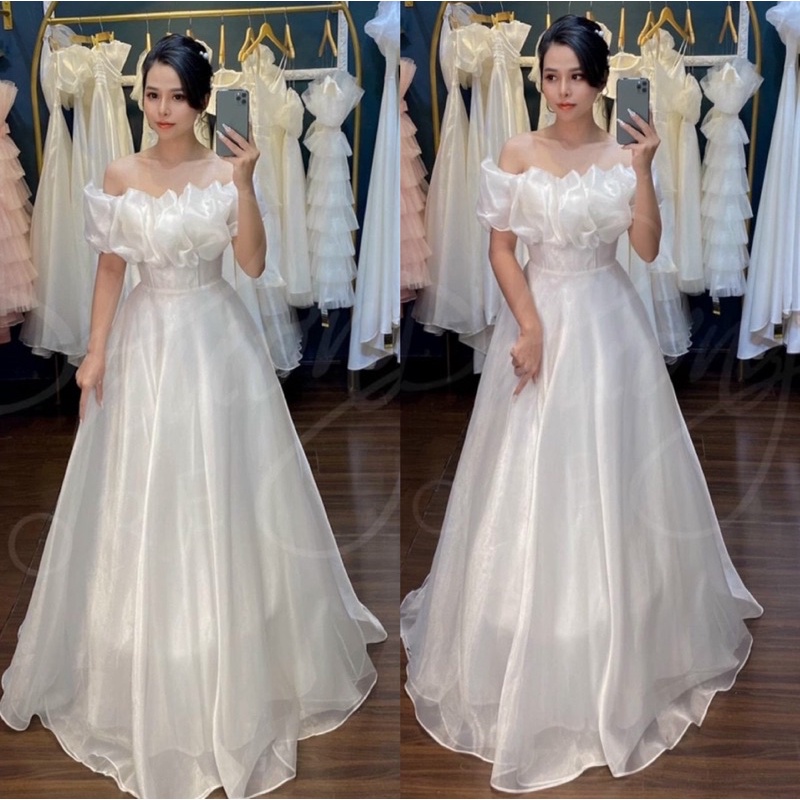 ĐẦM MAXI TRỄ VAI DÚN full size S/M/L /XL