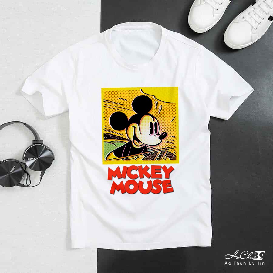 Áo Thun MICKEY HoCha89 - Nhiều Mẫu Đẹp 1 - May Dây Cổ Móc Xích Cao Cấp (Có Hình Thật)