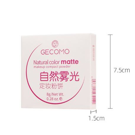 Phấn phủ dạng Nén Gecomo Makeup Compact Powder 4 tone màu cho mọi loại da