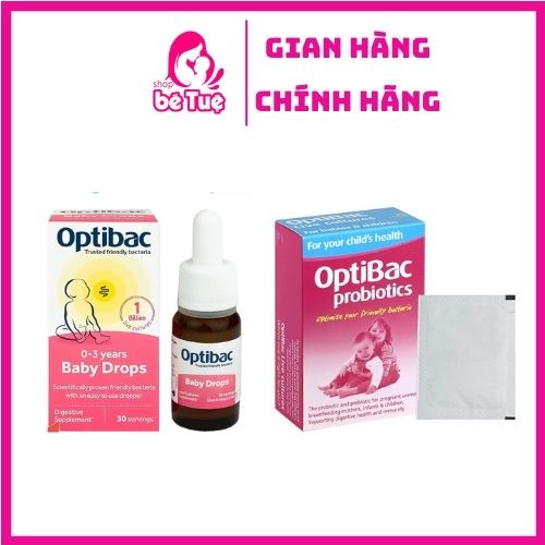 Men vi sinh Optibac hồng cho bà bầu và trẻ sơ sinh (Optibac for your child's health)