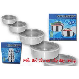 Bộ 5 Thố Inox Protect Fresh Box