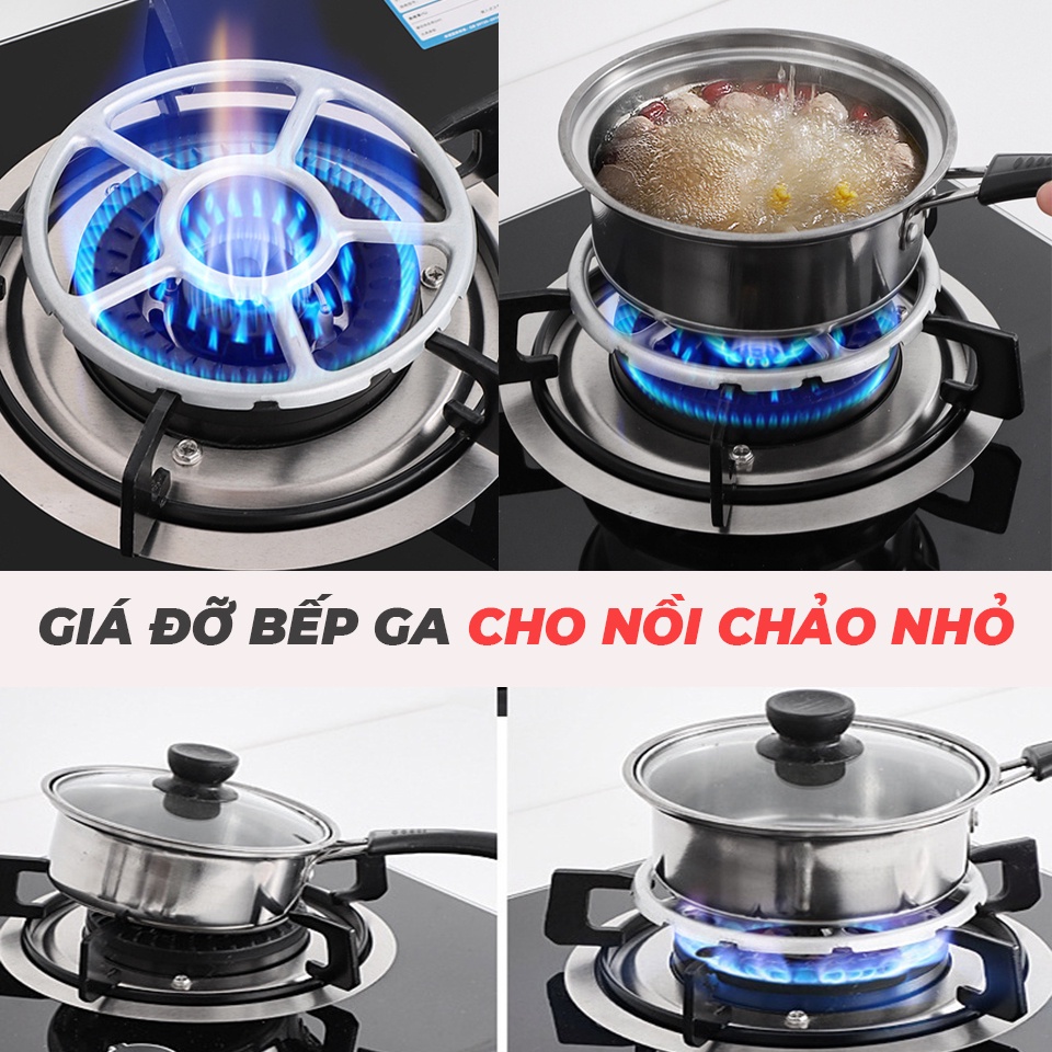 Giá Đỡ Nồi Chảo Nhỏ Chống Trượt Cao Cấp - Giá Đỡ Bếp Gas Tiện Lợi
