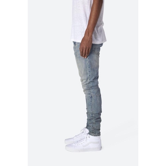 QUẦN JEANS NAM SKINNY XANH XÁM TRƠN ZIPPER XỊN MỊN YOBASHOP (ẢNH CLIP THẬT 100%)