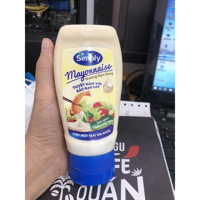 Sốt Mayonnaise Simply hương gạo rang 230g