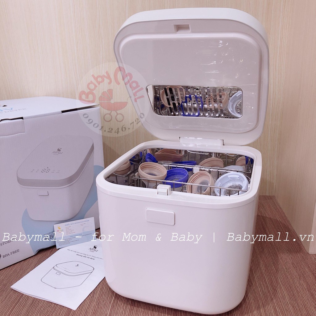 MÁY TIỆT TRÙNG SẤY KHÔ TIA UV MOAZBEBE MB019 12L