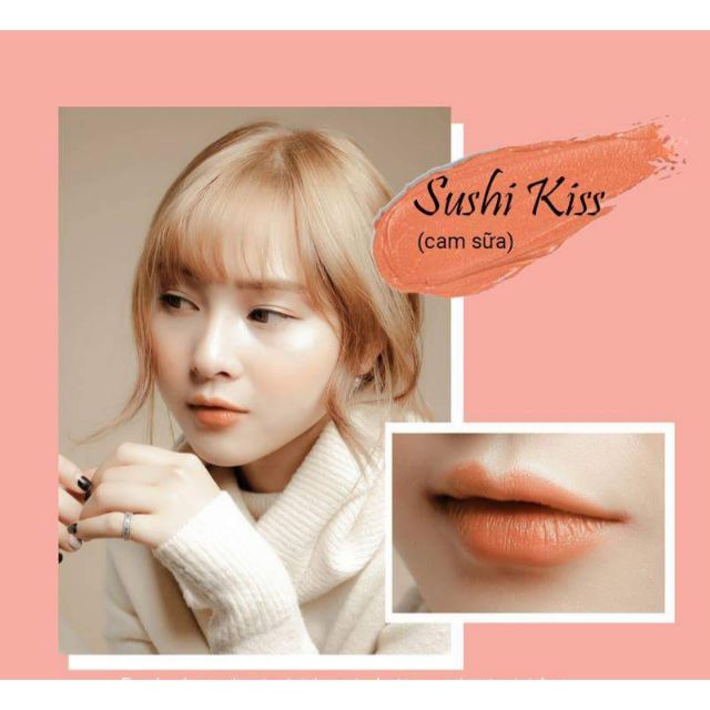 Son thỏi Pinky's cam sữa