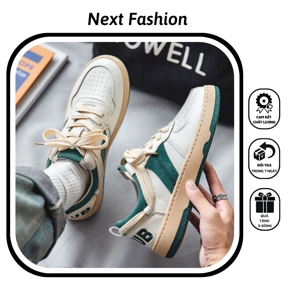 Giày sneaker thể thao da nam cao cấp, đế cao su non đi cực êm phong cách trẻ trung năng động - G09
