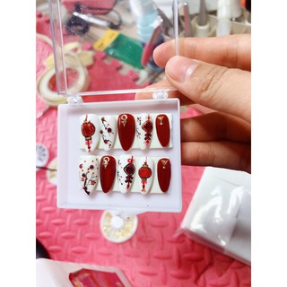 Nail box- Nail thiết kế tết( sản phẩm y hình)