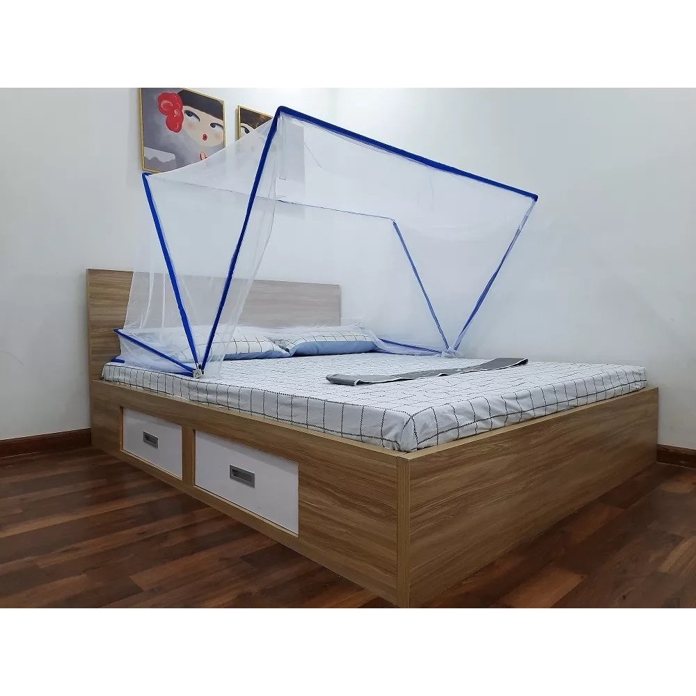 Màn xếp thông minh gấp gọn Size 1m6 / 1m8 / 2m2 - Màn mùng lưới chống muỗi gấp gọn