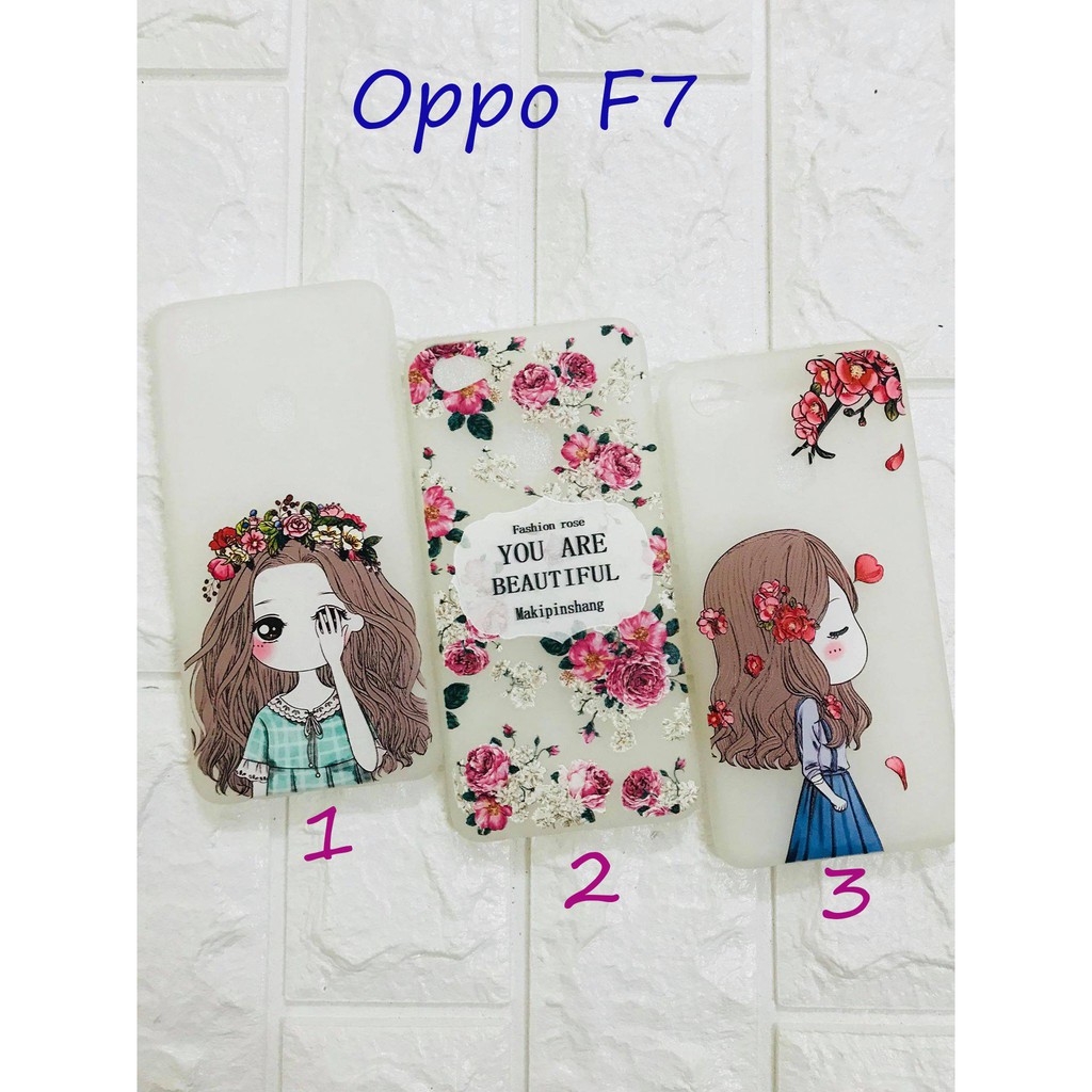 Ốp lưng thời trang in hình phát sáng cho Oppo F7