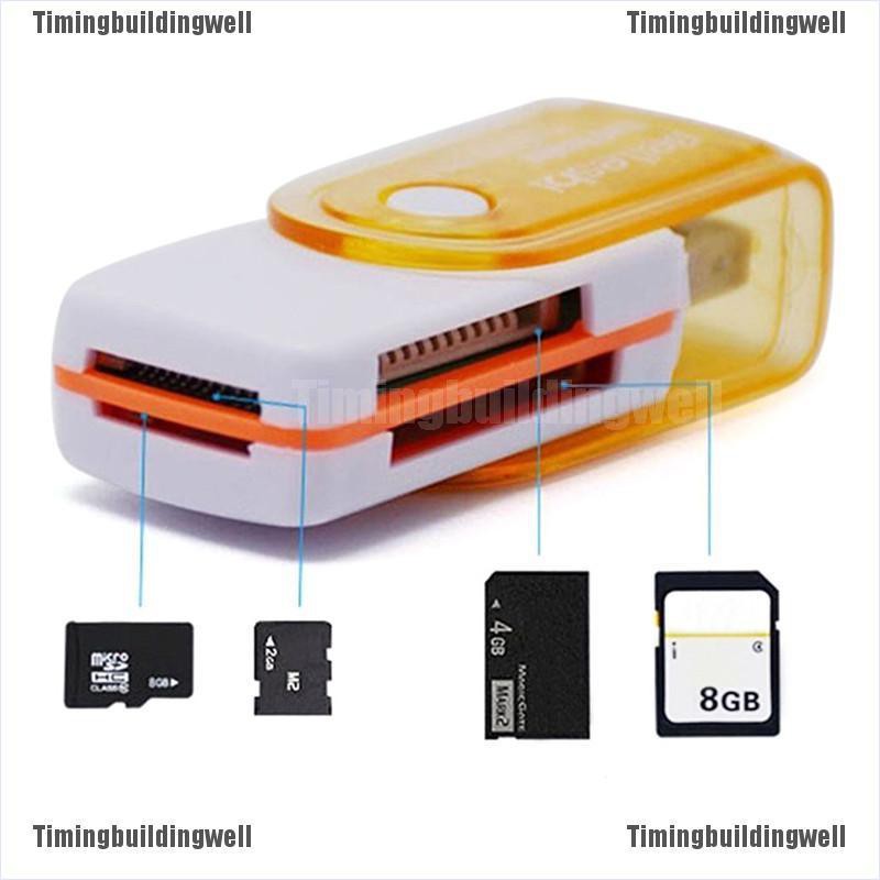 Đầu Đọc Thẻ Nhớ Usb 4 Trong 1