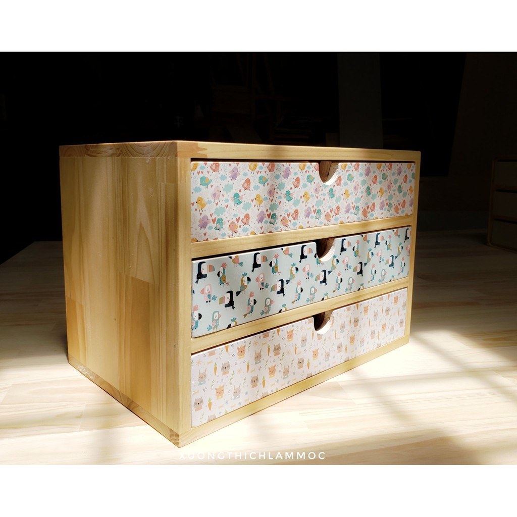 Tủ gỗ Mini Summer 3