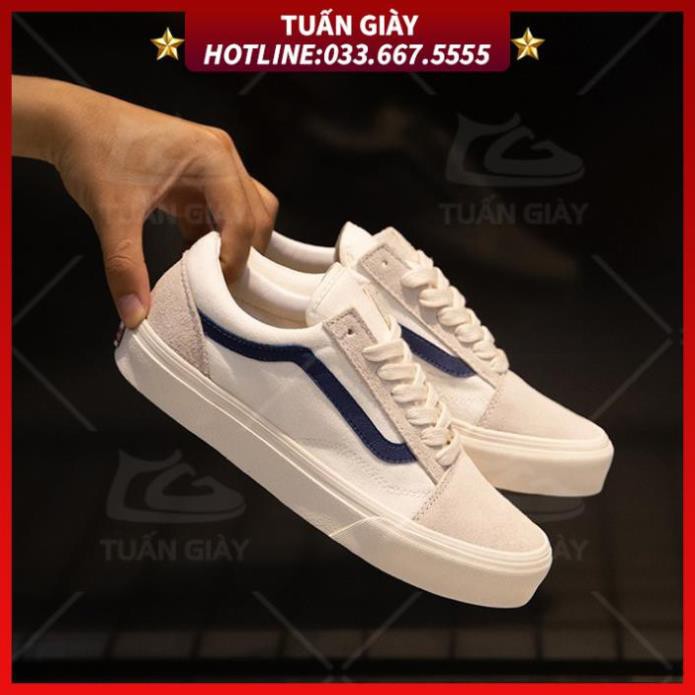 [FREE SHIP] Giầy Thể Thao V.OLD VAULT Đủ Size 2 màu đen trắng và trắng xanh đủ size 36-43 /TUẤN GIÀY | BigBuy360 - bigbuy360.vn