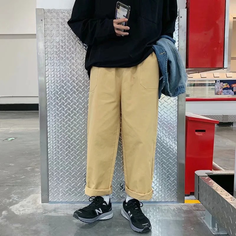 Quần dài ống đứng có 3 màu trơn thời trang cá tính cho nam size s-3xl