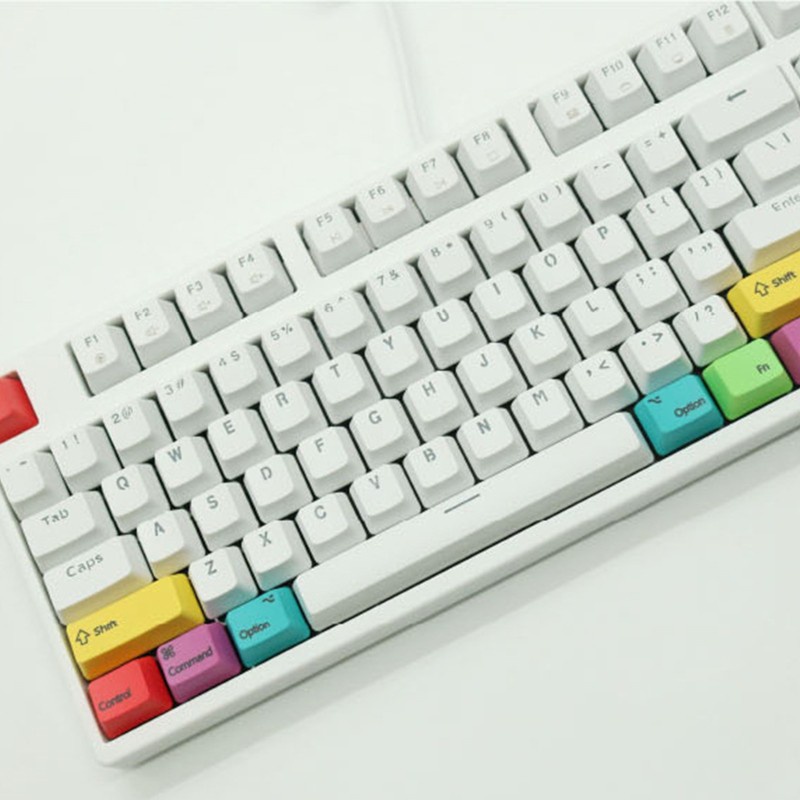 CRE  Mac/WIN Mechanical Keyboard Keycaps OEM Profile PBT CMYK Modifiers 10 Key Keycap