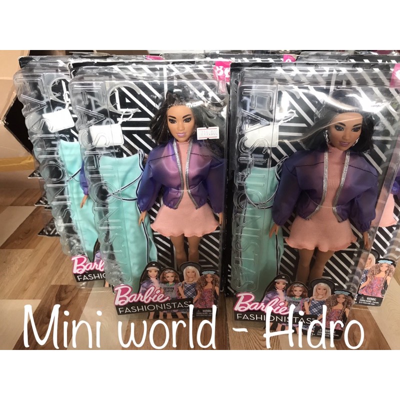 [Nhiều mẫu] Set búp bê Barbie Fashionistas thời trang kèm váy túi